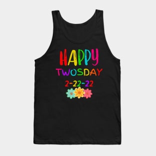 Happy Twosday Tuesday 22nd February 2022 Tank Top